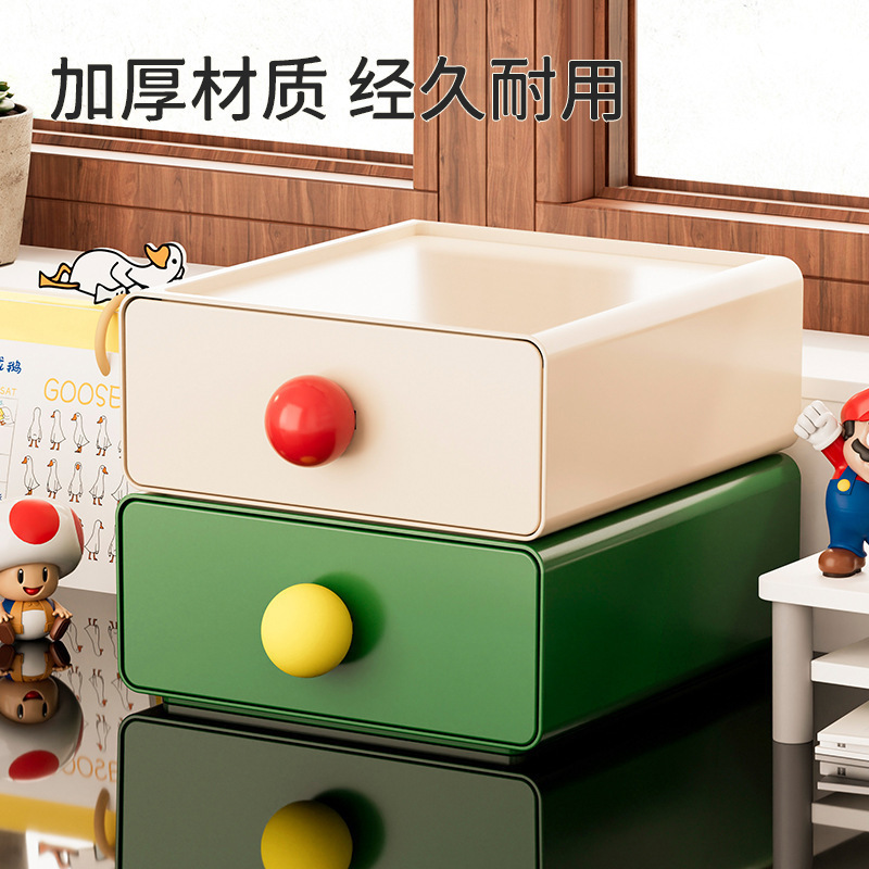 化粧品デスクトップ引き出し収納ボックスドレッシングテーブルドーパミンかわいい整理ボックスデスク収納ラックスキンケア製品|undefined