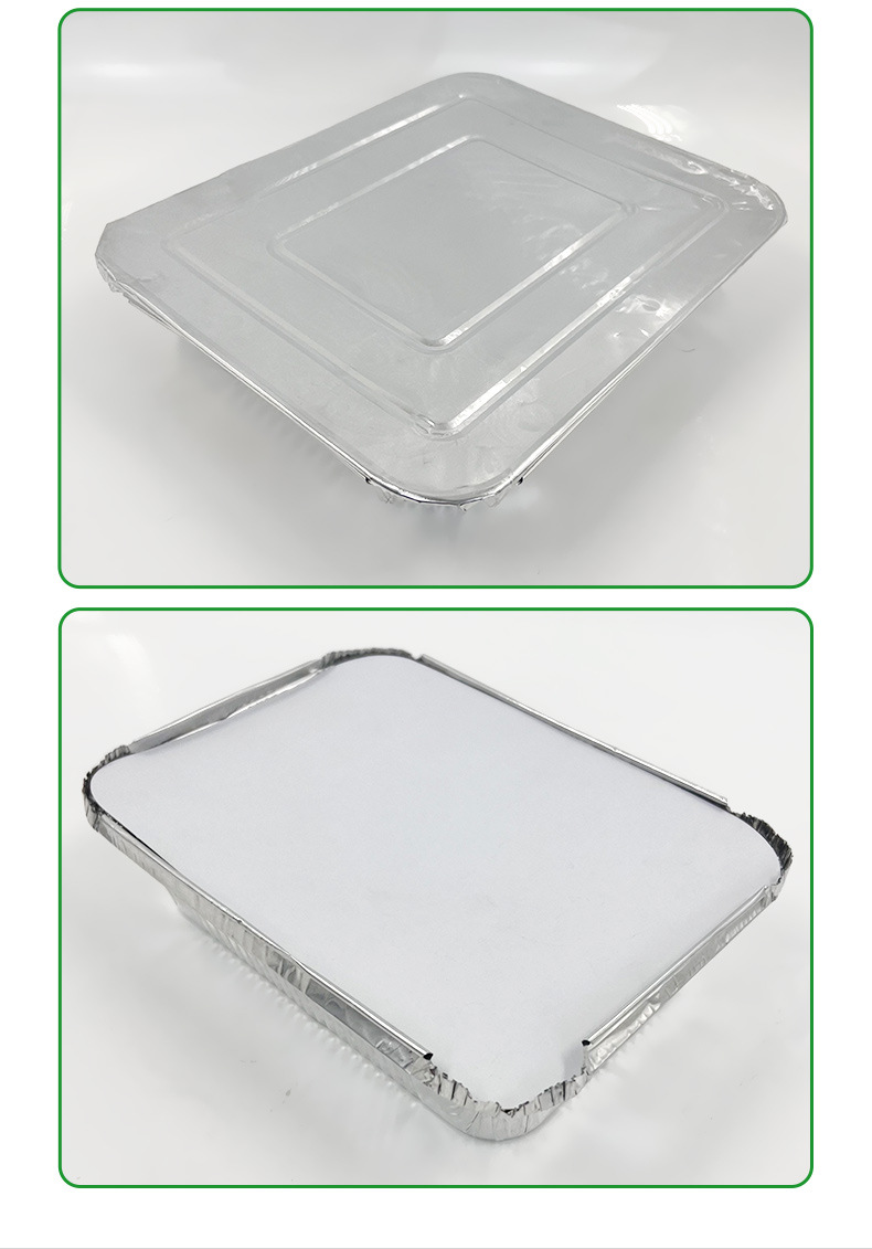 一次性铝箔餐盘餐具方形烤鱼饭盒容器烧烤外卖打包盒铝箔锡纸餐盒详情14