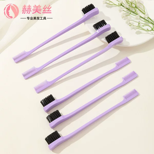 Factory Direct Sales Double-Headed Eyebrow Brush Beauty Tool Comb Multi-Functional Eyebrow Brush Edge Comb Eyebrow Powder Brush Makeup Brush