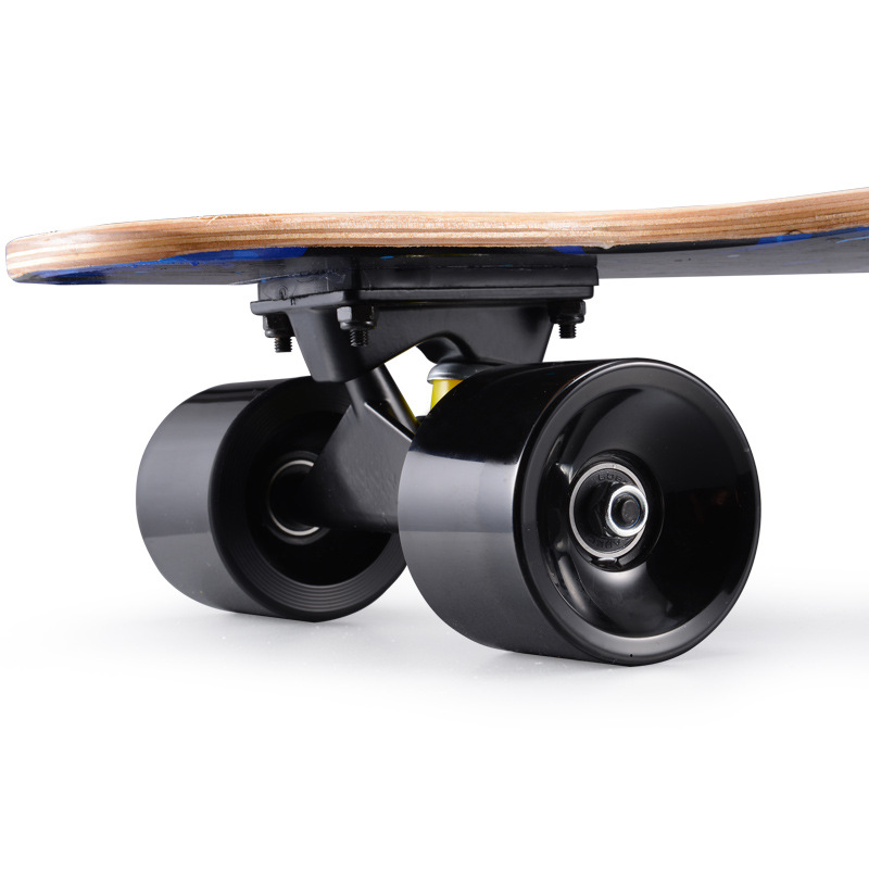 80cm long board road four-wheel skateboard dance board adult brush street beginner land surfing skateboard cross-border 