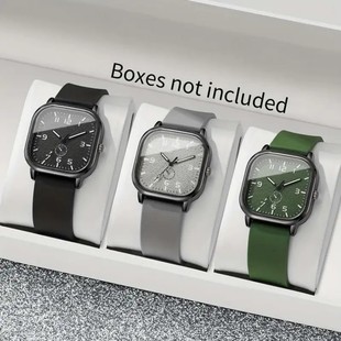 Large Square Retro Watch Roman Scale Women's Student Simple Elegant Belt Women's Mori Girl Department College Style