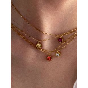163����ɫK��Ʒ�|24K�ʯǶ�뺆�s�׺β�ɫ��ʯ����ϵ���sy7-2