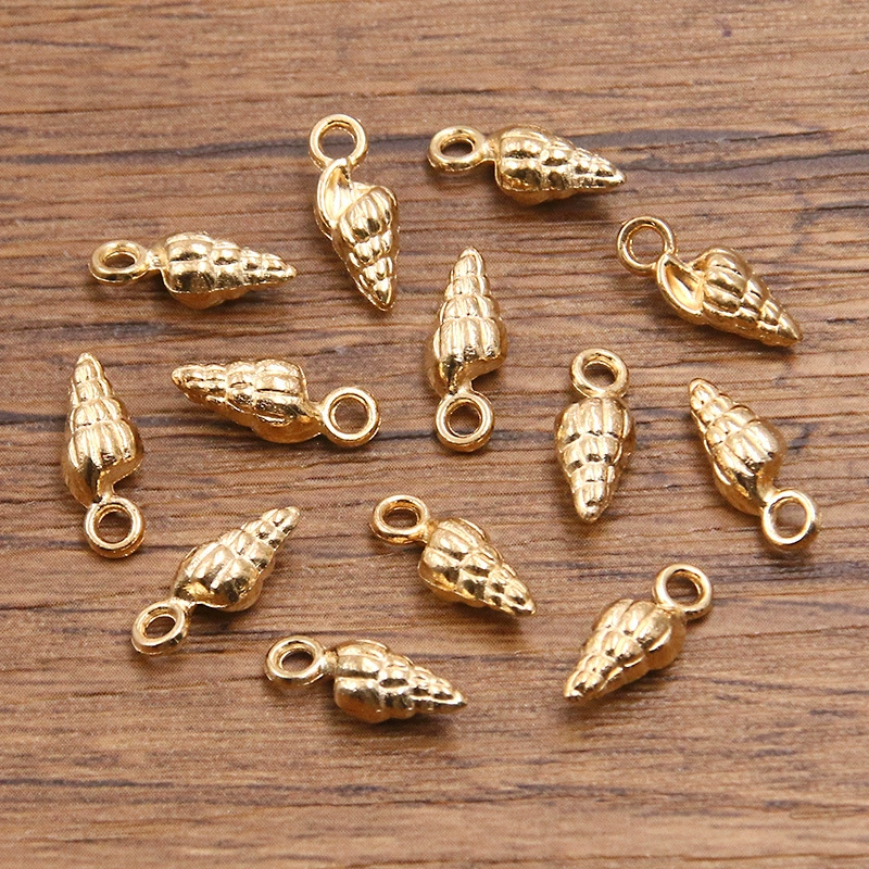 Ювелирные подвески из сплава huan, 10 шт. KC gold, морская тематика: морская звезда, ракушка, рыба