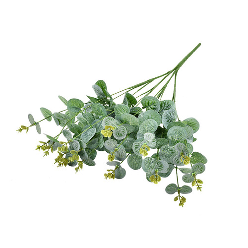 Simulated plant bouquet money leaf bouquet plant wall with grass magnolia leaf green plant wall decoration plastic small plant
