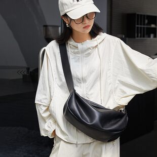 Retro shoulder bag, underarm bag for leisure, straps, one-shoulder bag, high-end