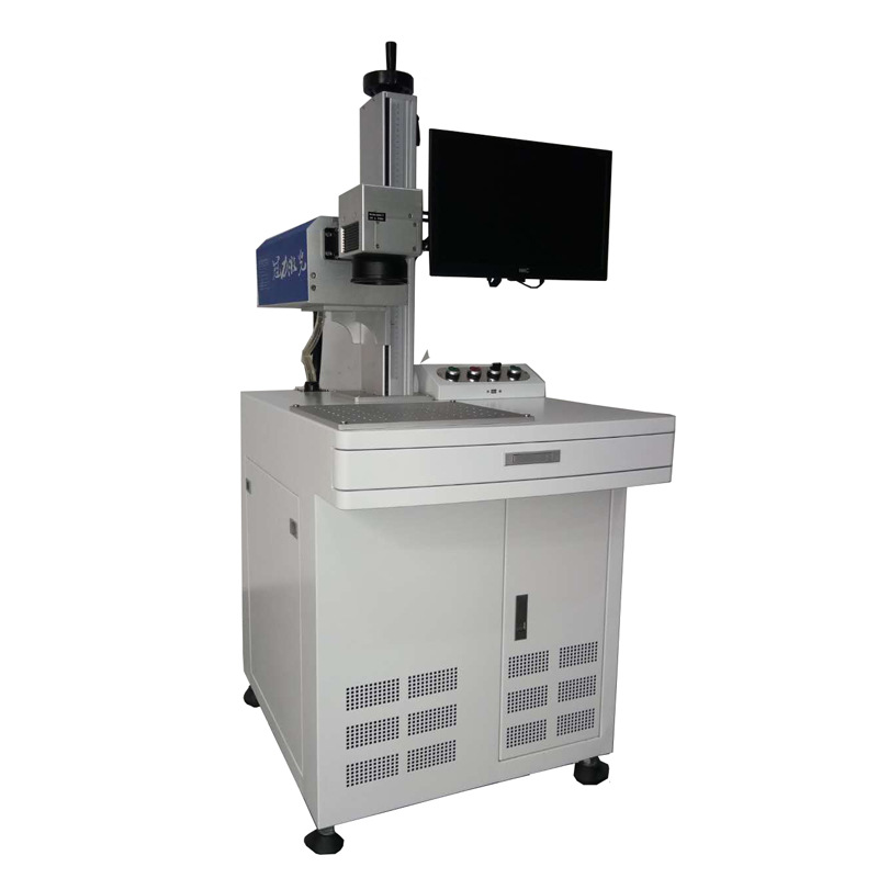 视觉紫外激光打标机铅笔定制定位识别筷子UV镭雕机蓝牙耳机打码机