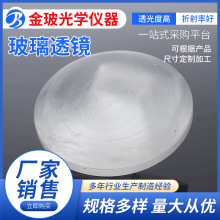 光学玻璃透镜cob小路灯玻璃透镜球面凸透镜摩托车灯透镜光学型件
