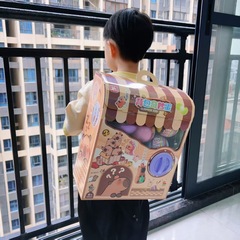 新柯宝0257-85新商品のカピバラのリュックサックのねじり機の子供の小型のねじり機のブラインドの箱のおもちゃのロット