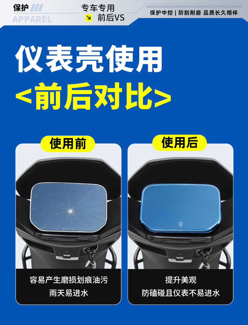 Suitable for Yadi G35/G35-M/G35-H Waterproof Instrument Case G35-M Enjoy Edition Protective Screen Cover Accessories