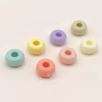 DIY кремовый цвет счеты большое отверстие плоские бусины ювелирные аксессуары свободные бусины цепочка для мобильного телефона Автомобильный брелок материалы ручной работы