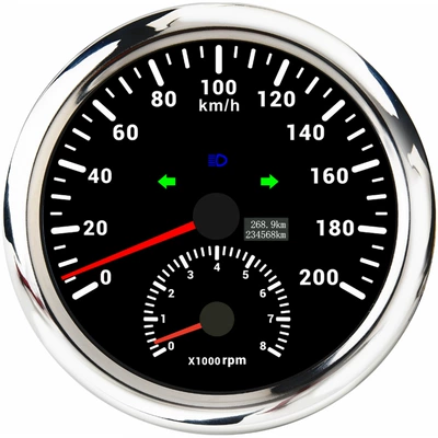 with turn signal high, automobile instrument