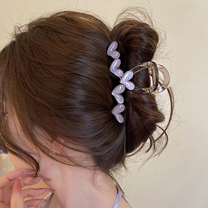 Pinza tiburón cabello estilo coreano elegante resistente gran sujeción​ image 140