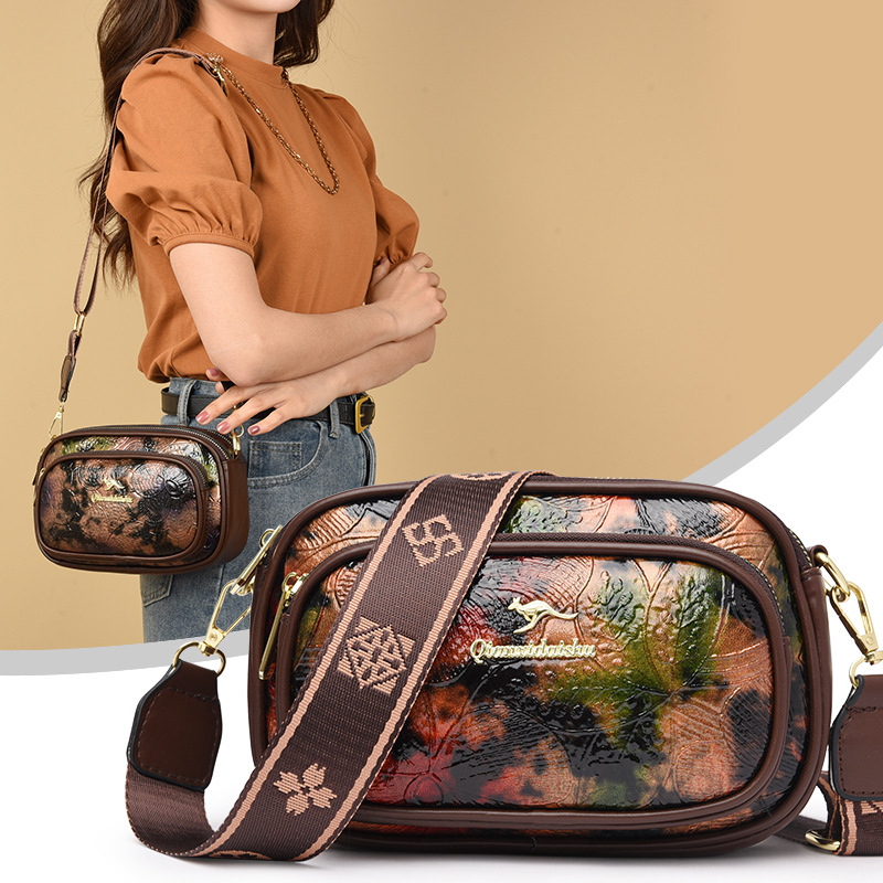 2024 nuevo bolso femenino con cremallera bandolera bandolera exquisito y conveniente, simple, elegante, tendencia, bolso de teléfono móvil de moda versátil