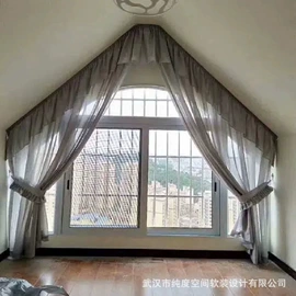 背景软包;布艺窗帘;卷帘