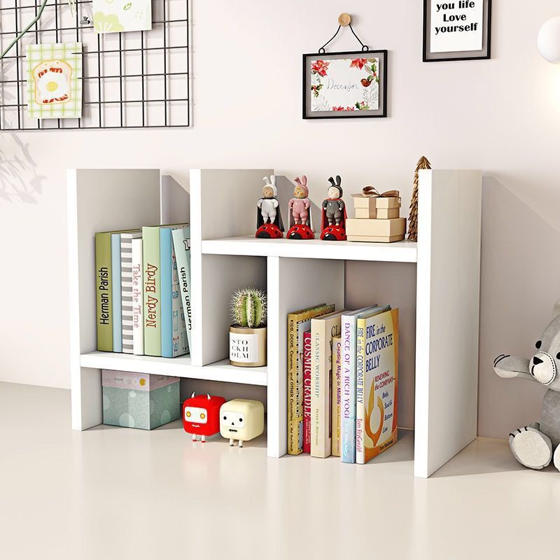 Office Storage Rack Simple Bookshelf Retractable Combination Desktop Storage Rack Storage Cabinet Box Desktop Ins
