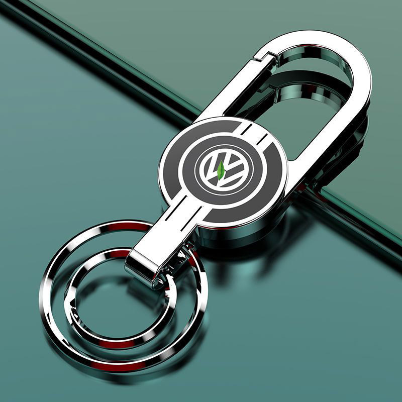 Llavero de coche colgante de llave de alta gama para hombre creativo colgante de cintura anti-pérdida nuevo llavero logotipo de coche