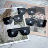 Mosaic, glasses, set, sunglasses, props, double row chain, new collection, 3 piece set