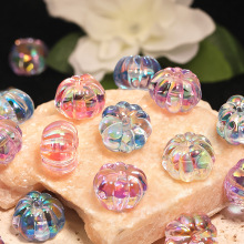 16mm高透幻彩南瓜珠亚克力灯笼珠diy串珠笔手机链钥匙扣珠子散珠