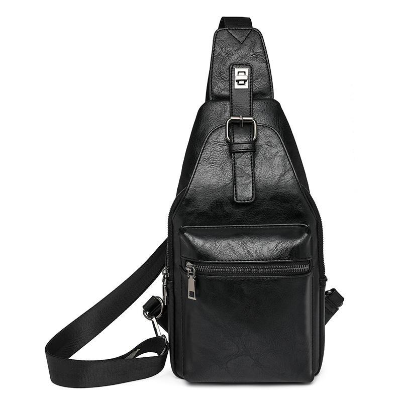 PU bag chest bag crossbody women's bag women's shoulder bag men's waist bag_voghion.com