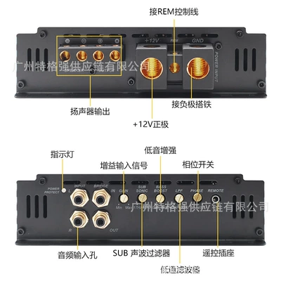 Amplifier with Lights for – Other Car Video