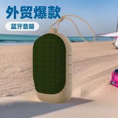 ファブリックBluetoothスピーカー、シリコン製ポータブルミニポータブルアウトドアスポーツギフト、大音量ホームBluetoothスピーカー付き