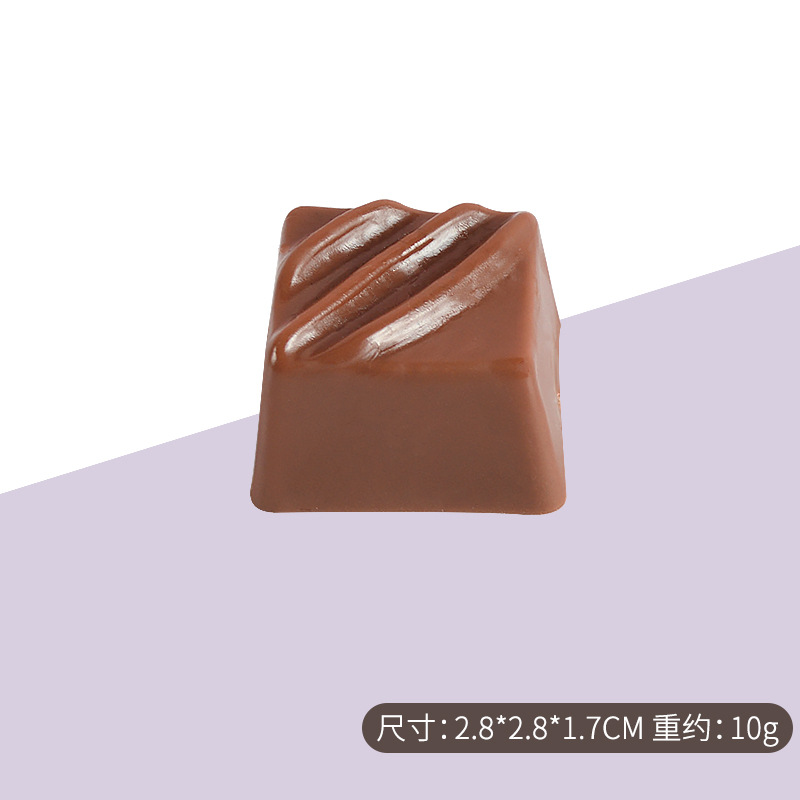 2022 nuevo PVC simulación chocolate apoyos modelo Dollhouse postre modelo ventana pantalla apoyos