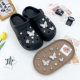Cross-border hot-selling hole shoes diy accessories fashion bear ins Amazon hot-selling accessories hole shoes flower high-end sense