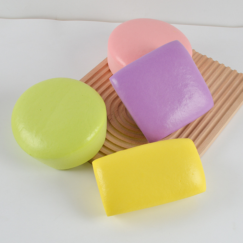 Simulated long slow-rebound sticky cake mousse sticky and wet soft hand-feeling decompression toy