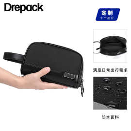 2024跨境新款商务男士手拿包时尚简约轻便手拎包日常通勤手抓包