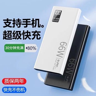Large Capacity 20000 Mah Power Bank, Actual 66W Super Fast Charging, Portable Ultra-Thin Mobile Power Supply
