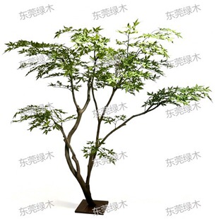 Large Artificial Green Maple Tree �쾰���;G���~��