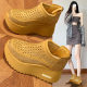 Genuine Leather Torre Shoes Casual Shoes Women's 2025 Summer New Style Perforated Breathable Thick Sole All-Match Height-Increasing Vintage Women's Trendy Shoes