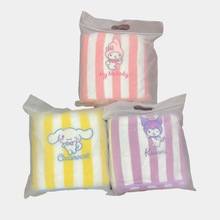 库洛米浴巾珊瑚绒比纯棉吸水洗澡大毛巾洗脸卡通干发巾三丽鸥批发