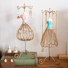 创意饰品架子珠宝项链手链展示架少女公主模特橱窗摆件首饰陈列