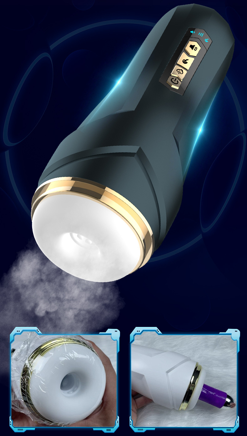 Chloe Automatic Telescopic Male Masturbator with Suction, Heating and Voice Interaction — detail image 8