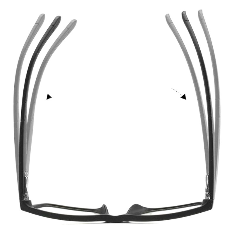 2020 nuevas gafas de luz anti-azul TR artísticas gafas cuadradas lisas 2356 gafas de primavera para hombres y mujeres suministro directo de fábrica