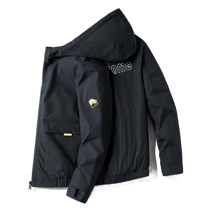 Venta al por mayor 2022 otoño nueva chaqueta de los hombres de estilo coreano SLIM-Fit con capucha chaqueta de los hombres de moda marca juvenil casual top