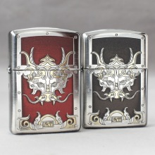ZIPPO之宝防风煤油打火机双面黑红色龙年焱皇生肖龙符限量2024只