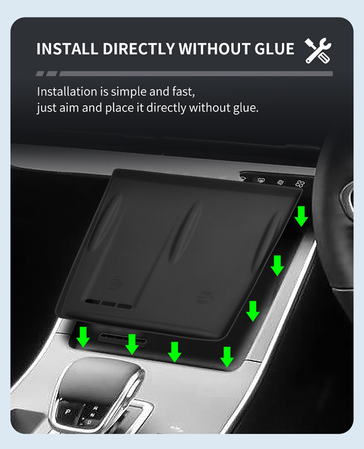 Suitable for 22-25 Models of Chery Omoda C5 Central Control Wireless Charging Silicone Anti-Slip Mat Car Modification Products
