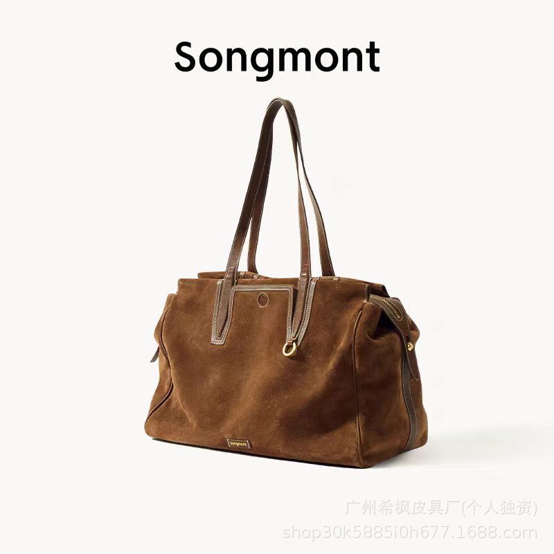 Songmont ブリーフケース 山下裕松トレースシリーズ トラベルバッグ 牛革 通勤 クロスボディ ハンドバッグ|undefined