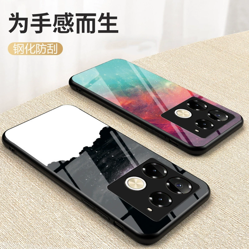 Новый совместимый чехол для телефона Transsion Infinix Edge, Zero30 со звёздным небом, стеклянная роспись, Infinix Note60