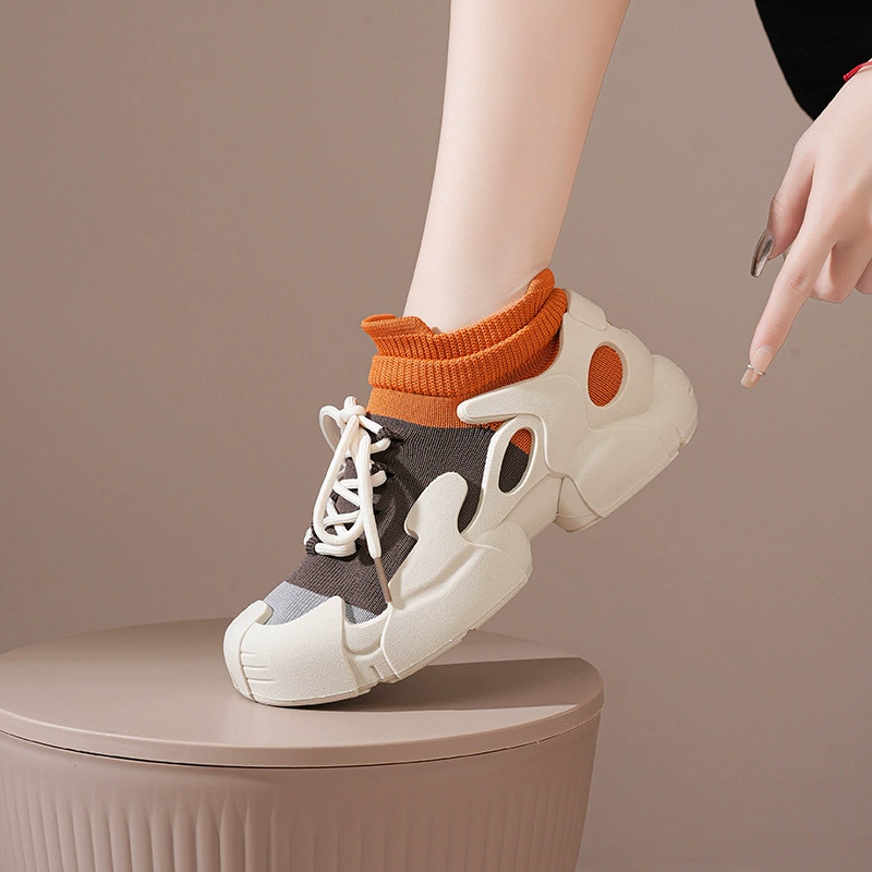 Пара спортивной обуви 2024 новый летний ткацкая сетка дышащая носки обувь для альпинизма нескользящая обувь