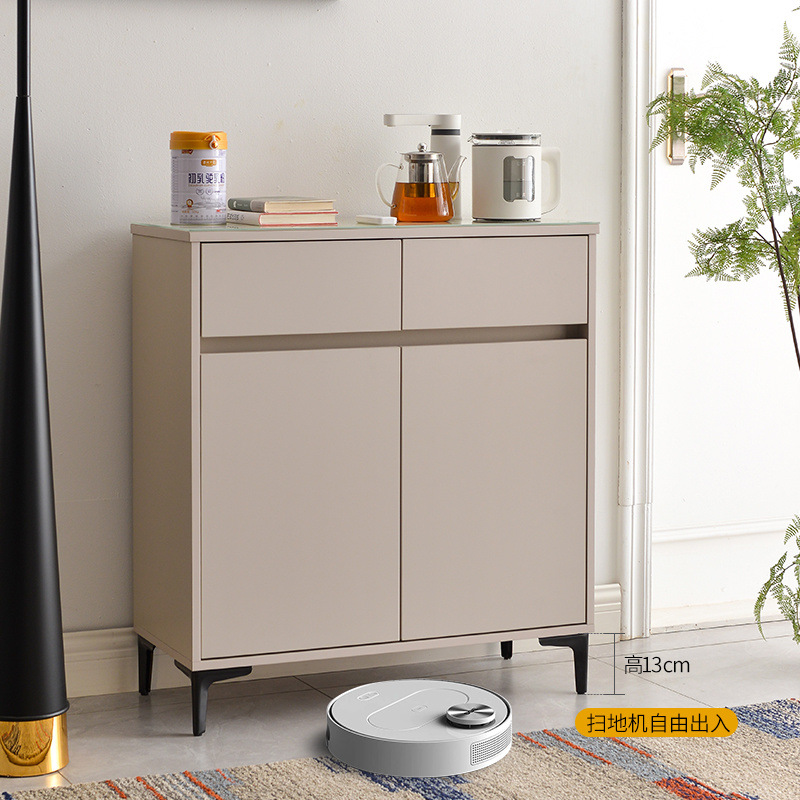 Máquina de bar de té doméstica de alta distribución completamente automática crema de oficina de viento moderno gabinete de té a prueba de derrames de agua se puede calentar y refrigerar