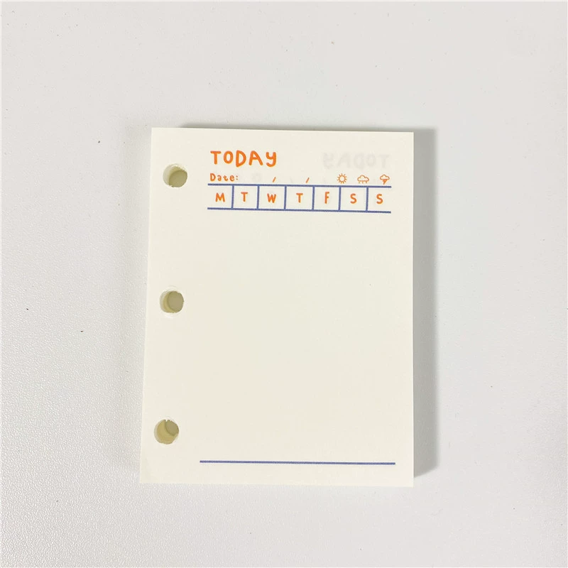 Small book, notebook for elementary school students, tear-off sheet, handmade