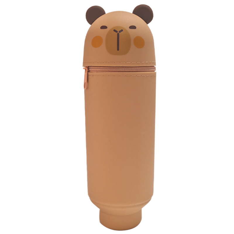 Estuche de lápices de silicona con diseño de panda