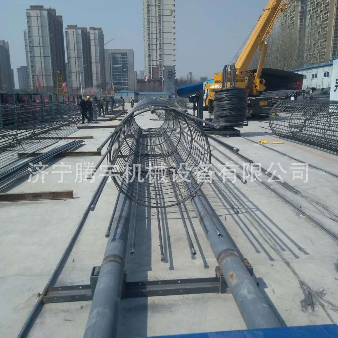 全自动数控钢筋笼缠绕机 钢筋笼绕筋机 钢筋滚笼机
