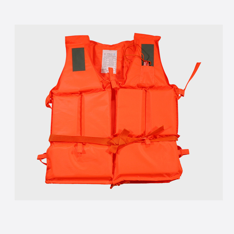 防汛救灾聚乙烯泡沫救生衣74N大浮力救生服540*500*70mm救援马甲