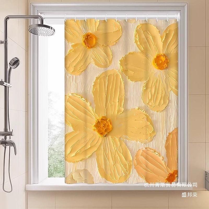 Bathroom Waterproof Curtains, No-Drill Installation, Blackout for Small Windows in Bathroom and Toilet, Light Luxury Bedroom and Kitchen Blinds
