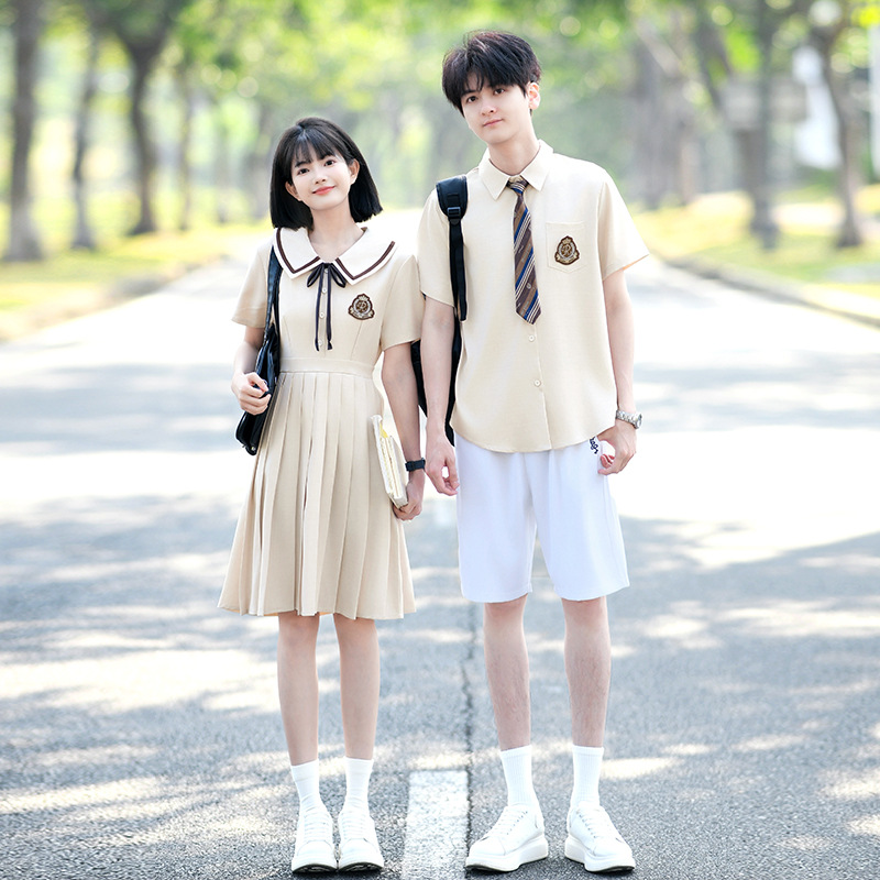 Academy-Style Dresses for Junior and Senior High School Girls, Chorus Performance Uniforms, Elementary School Jk Uniforms, Graduation Photo Class Uniforms, Shirt Sets