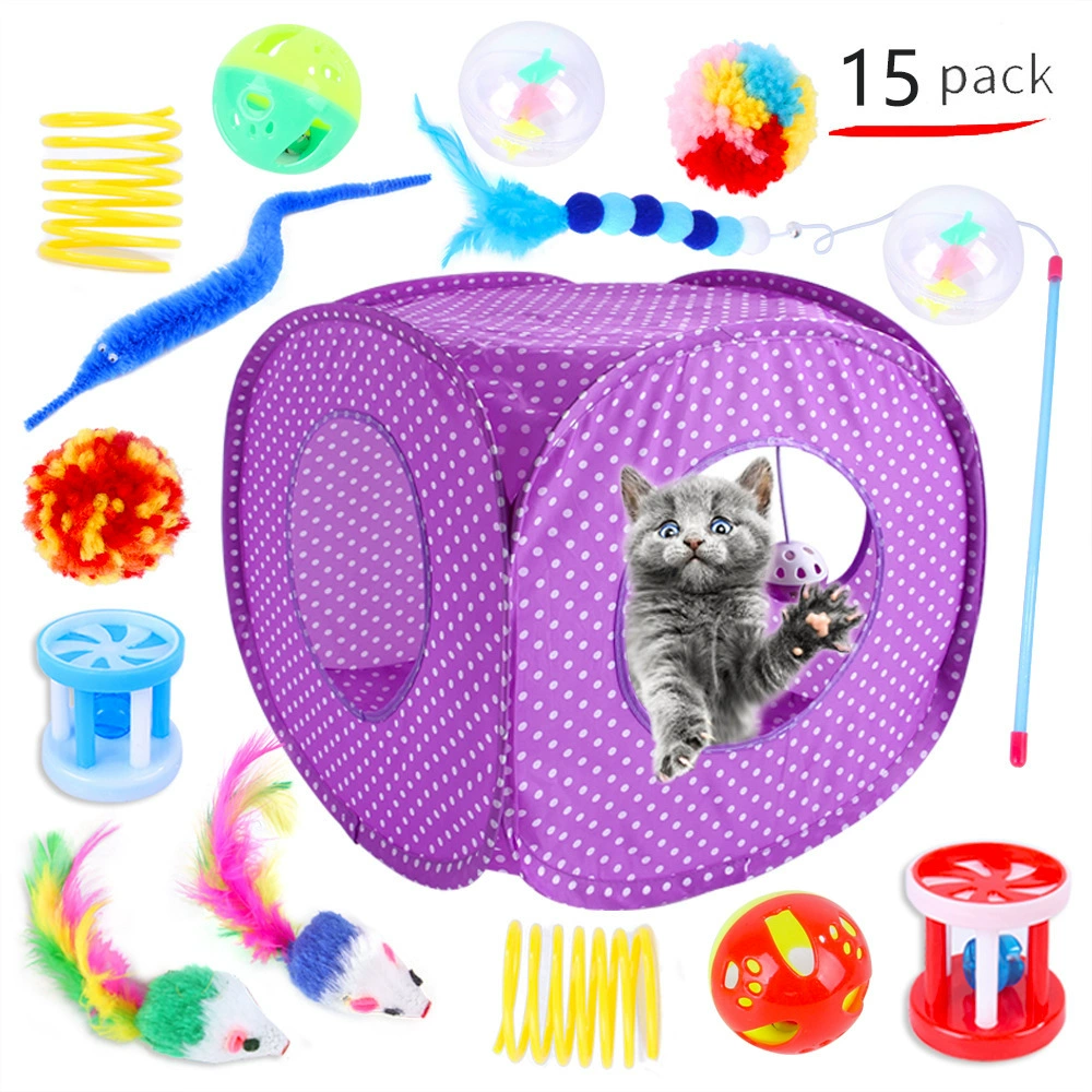 Toy, plush set, pet, 21 pieces, cat, Amazon